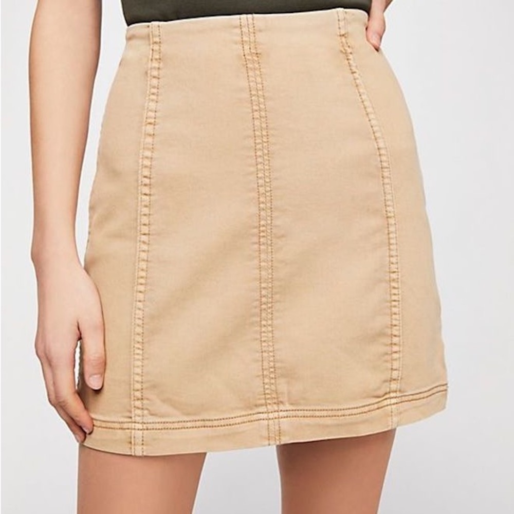 Free People
Modern Femme Denim Mini Skirt Mustard (15)